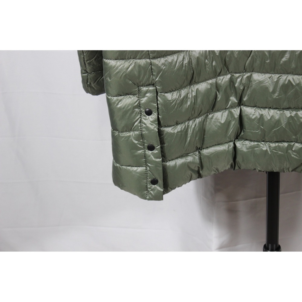 Swiss Tech Women 3X Puffer Jacket Sage Green Hooded Quilted Parka SWP33100077030 - Picture 3 of 8
